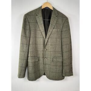 $895 NWOT 40R MEN'S POLO RALPH LAUREN 100% WOOL WINDOWPANE SUIT JACKET BLAZER